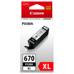 Canon PGI-670XLBK Black High Yield (Genuine)