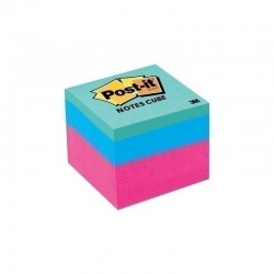 Post-It Notes Mini Cube Brights 51 x 51mm - Box of 6
