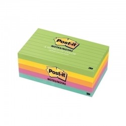 Post-It Lined Notes Jaipur 76 x 127mm 5-Pack