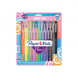 Paper Mate Flair Felt Tip Assorted - Pack of 24 - Box of 4