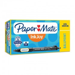 Paper Mate InkJoy 300RT Ball Pen Black - Box of 12