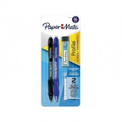 Paper Mate Profile Pencil Blk/Blue - Pack of 2 - Box of 6