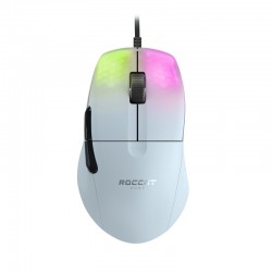 Roccat Kone Pro Lightweight Ergonomic RGB Gaming Mouse - White