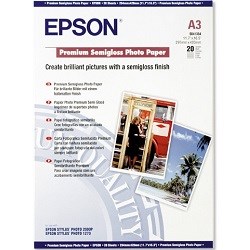 Epson S041334 A3 Premium Semi Gloss Photo Paper