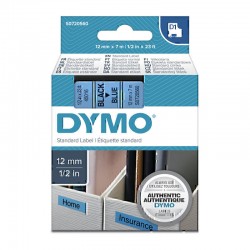 DYMO S0720560 Black on Blue Label Tape
