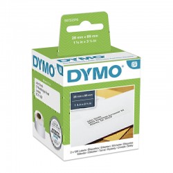 DYMO S0722370 White Label Tape