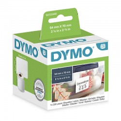 DYMO S0722440 White Label Tape