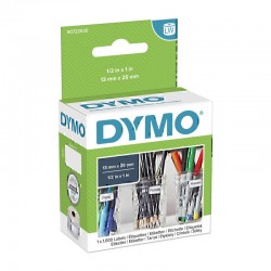 DYMO S0722530 White Label Tape
