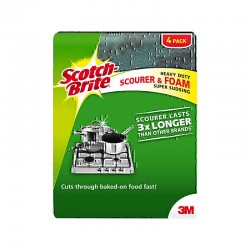 Scotch-Brite Heavy Duty Scourer Sponge - Pack of 4