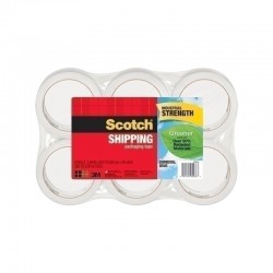Scotch Shipping Tape 3750G-6 48mm - Pack of 6