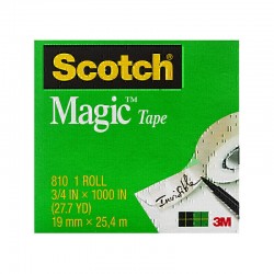 Scotch Magic Tape 810-4 19mm - Pack of 4