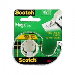 Scotch Tape 105 19mmX7.62M - Pack of 12