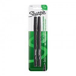 Sharpie Pen Fine Black - Pack of 2 - Box of 6