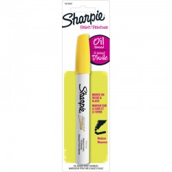 Sharpie Paint Med Yellow Card - Box of 6