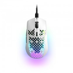 SteelSeries Aerox 3 Ultra Lightweight RGB Gaming Mouse - Snow 2022