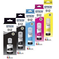 5 Pack Epson T512 Genuine Bundle